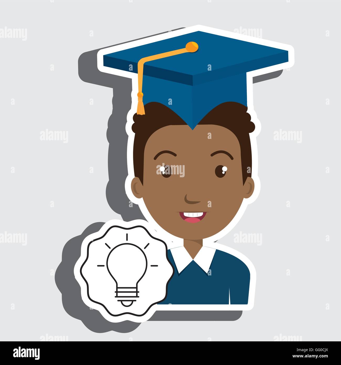 student graduation cap Stock Vector Image & Art - Alamy