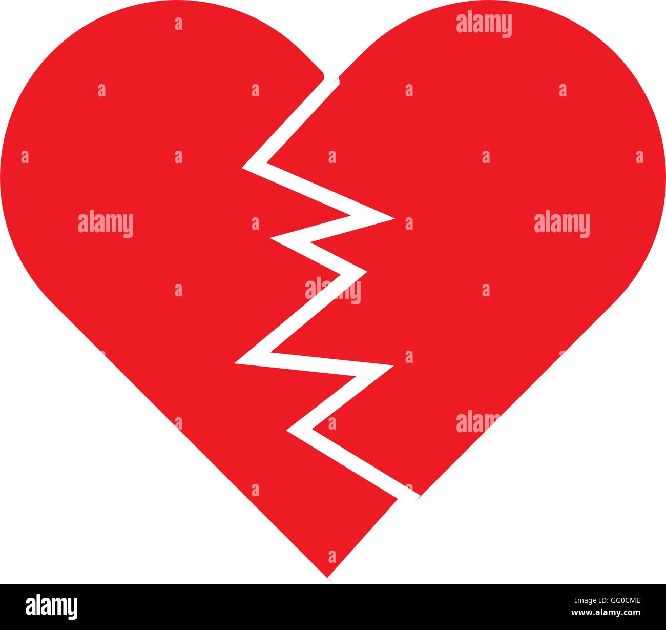 heart red love icon Stock Vector Image & Art - Alamy