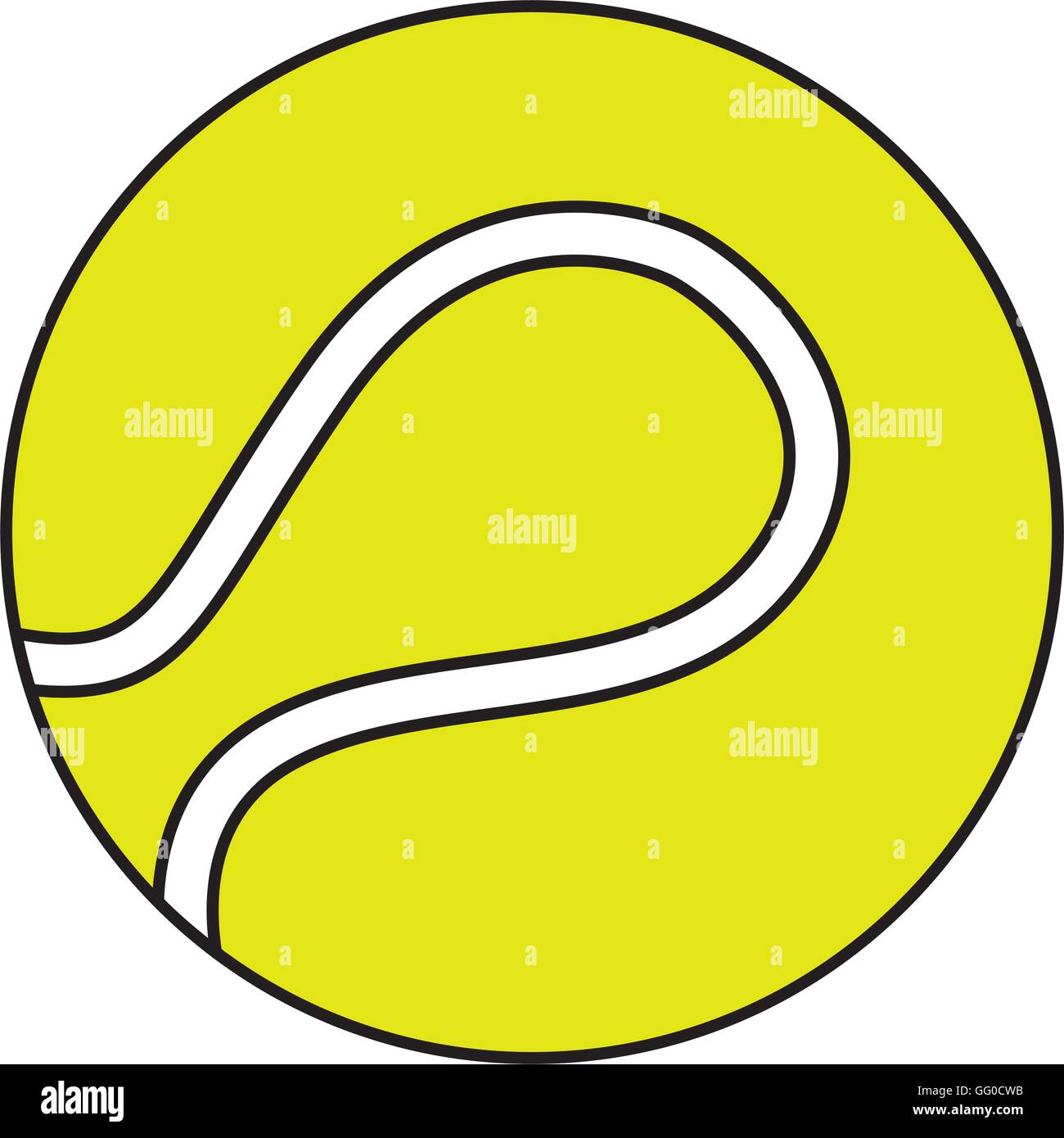 tennis sport ball equipment icon Stock Vector Image & Art - Alamy