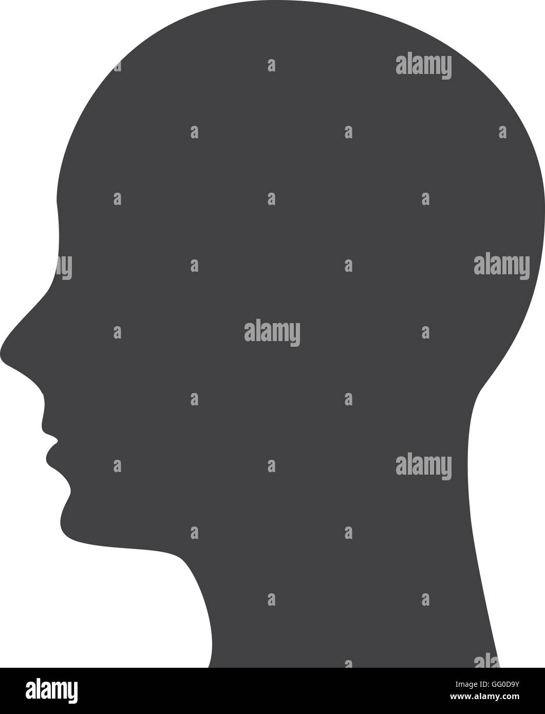 man head silhouette profile icon Stock Vector Image & Art - Alamy