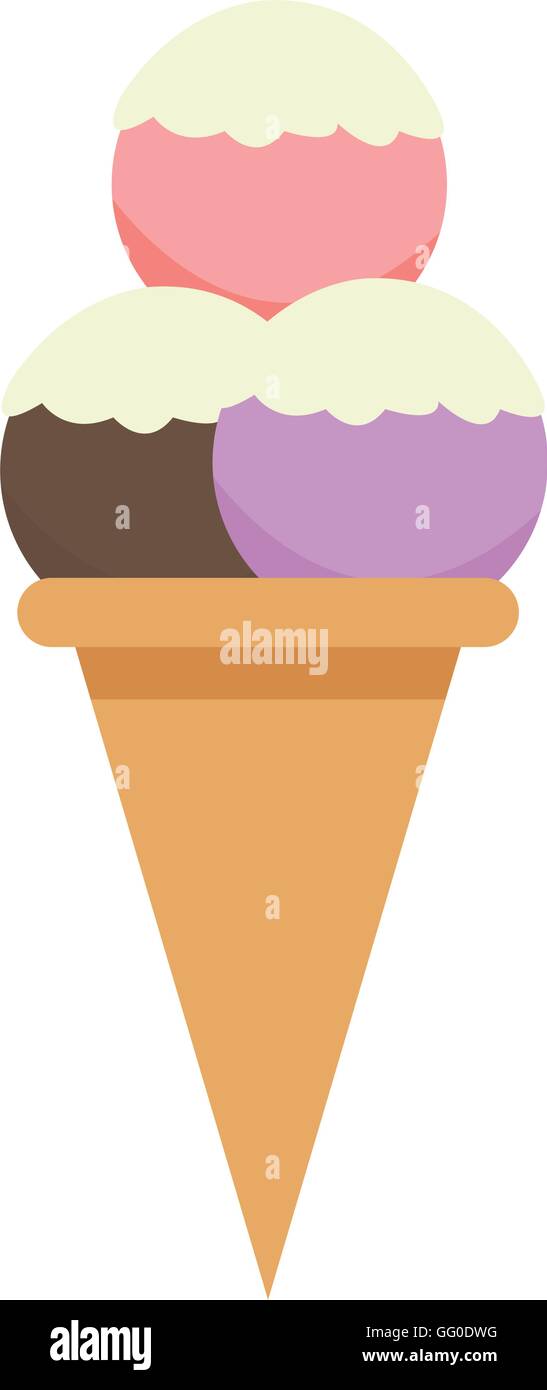ice cream cone icon Stock Vector Image & Art - Alamy
