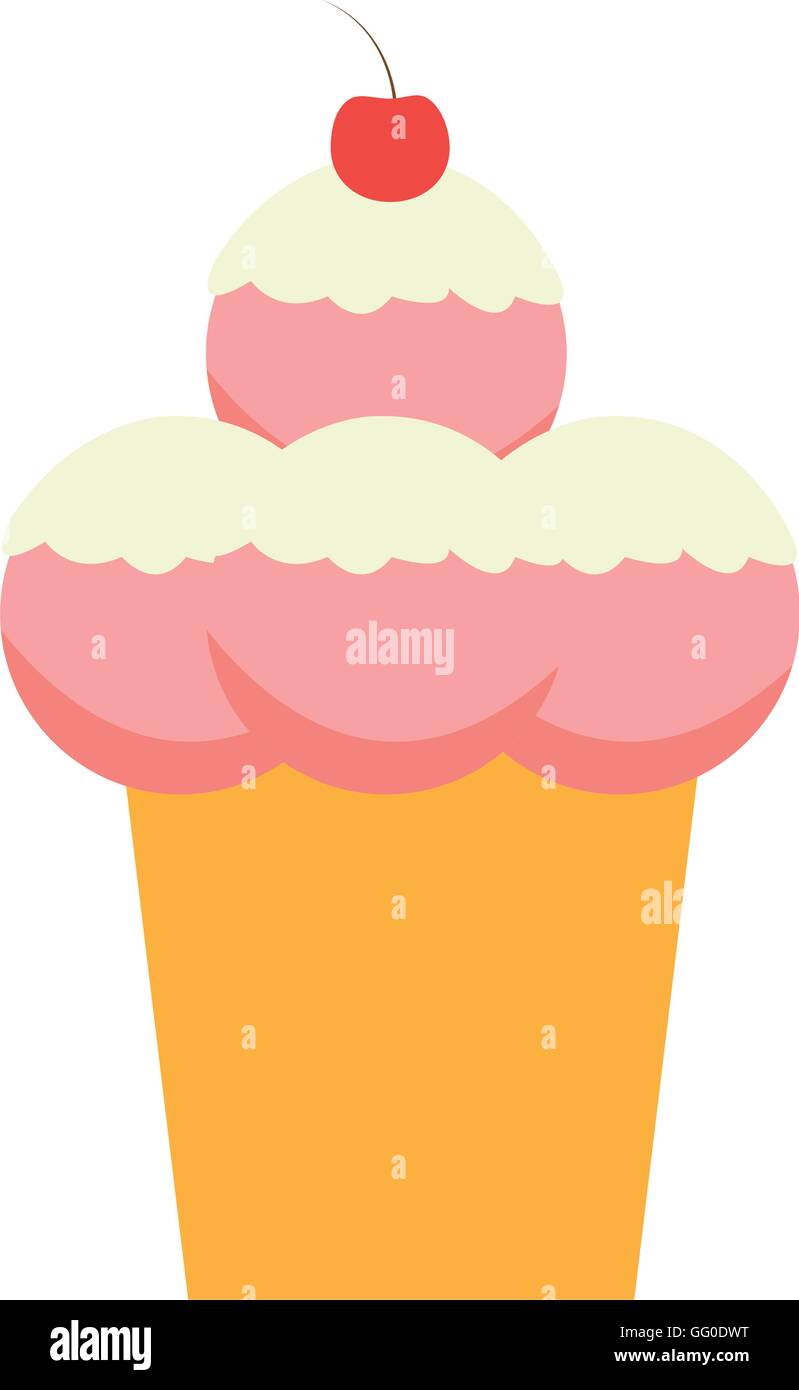 ice cream cone icon Stock Vector Image & Art - Alamy