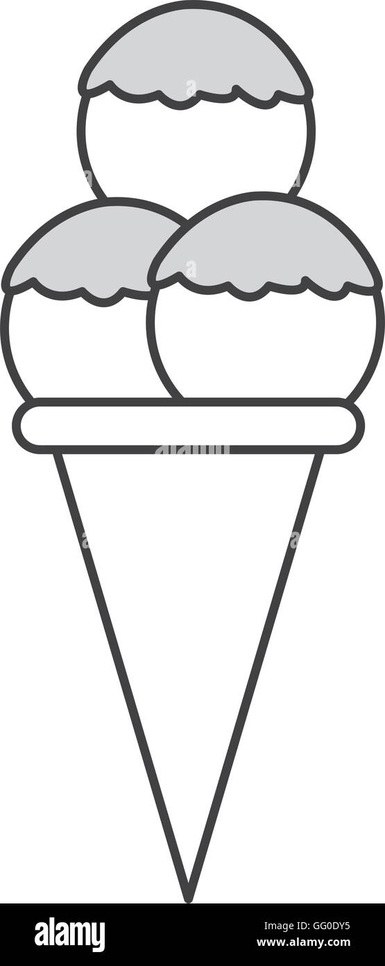 ice cream cone icon Stock Vector Image & Art - Alamy