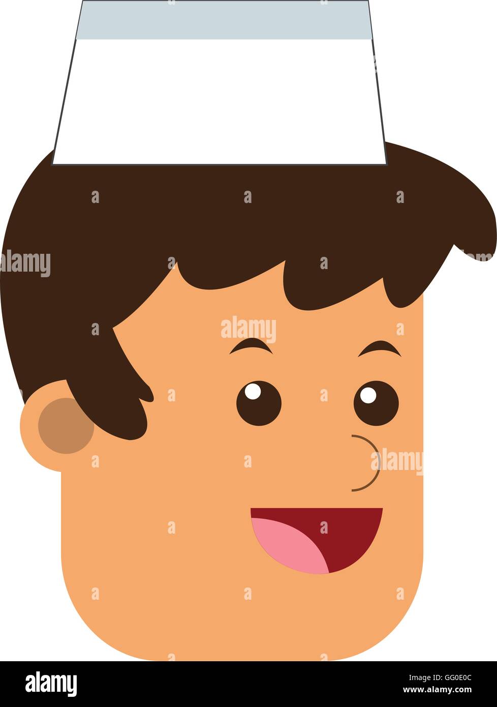 Ice cream man hat Stock Vector Images Alamy