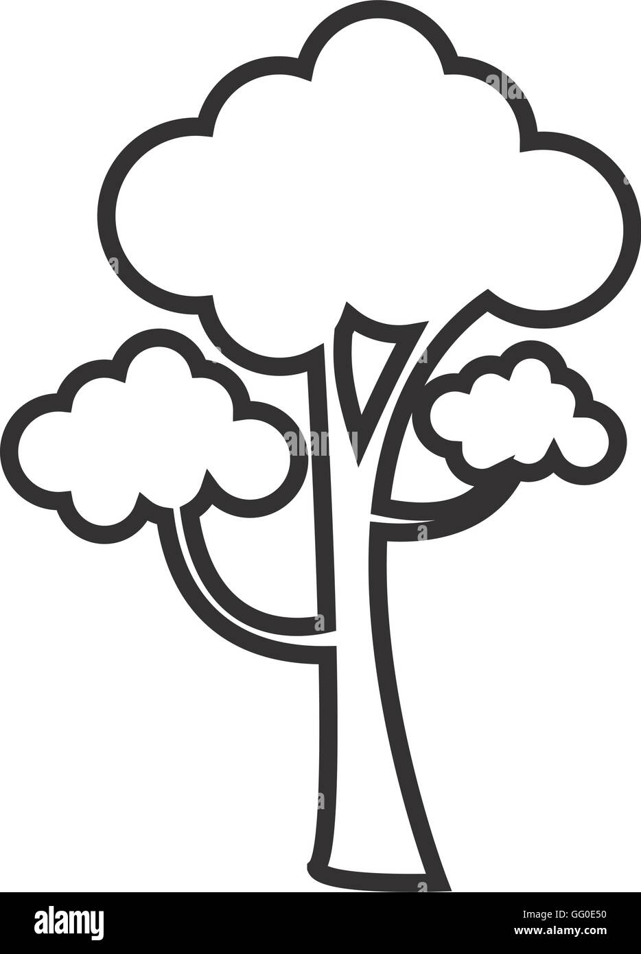 single tree icon Stock Vector Image & Art - Alamy