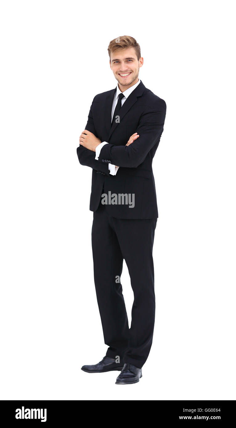 Happy business man Stock Photo - Alamy