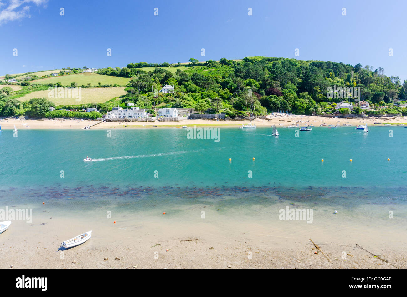View of East Portlemouth over the Estuary from Stock