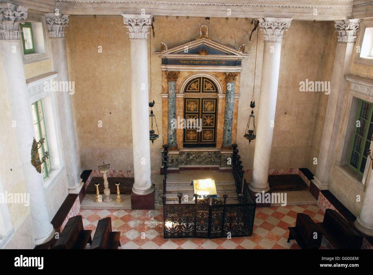 5622.Sobionetta synagogue, Italy. Built in 1824 Stock Photo