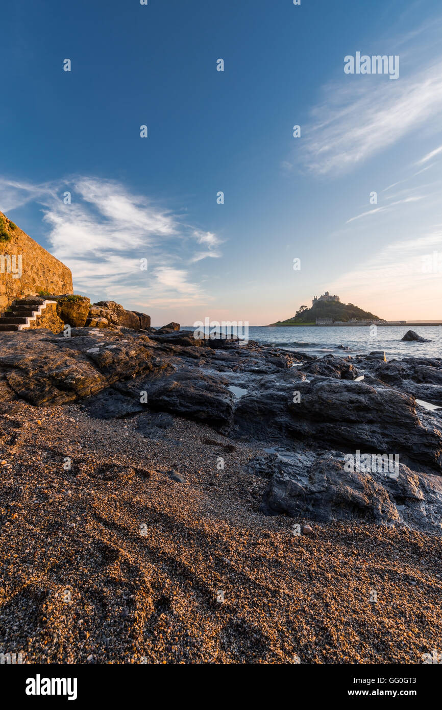 Afternoon at St Michael's Mount, Cornwall Stock Photo