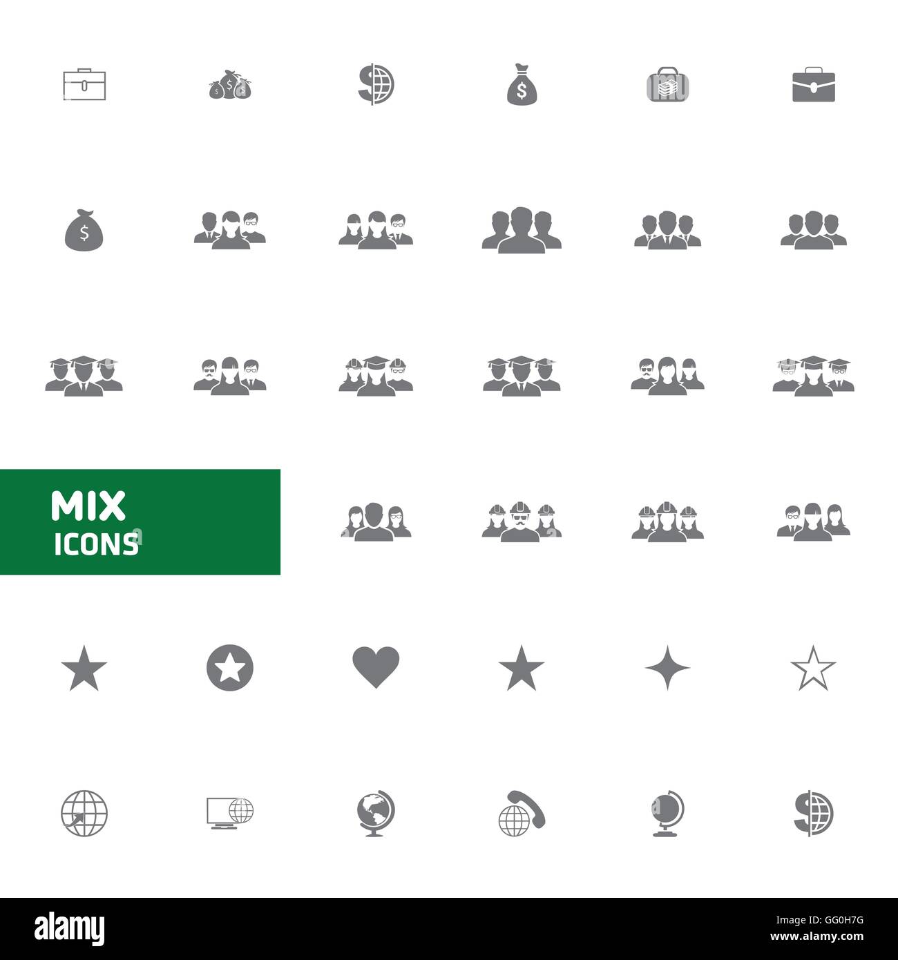 Universal Outline Icons For Web and Mobile apps vector illustration ...