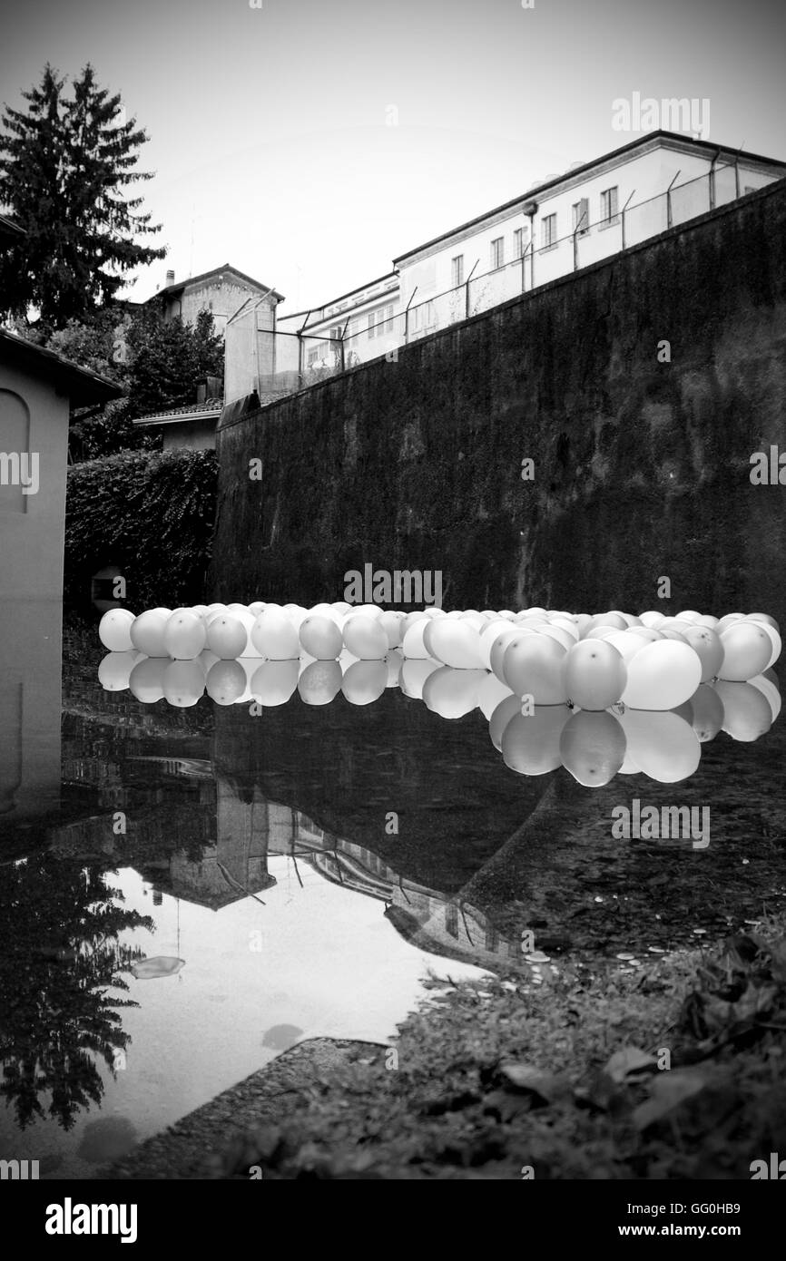 Exceptional flood in pordenone in November 2010 - Pordenone alluvione Novembre 2010 -  Massimiliano Scarpa photographer Stock Photo