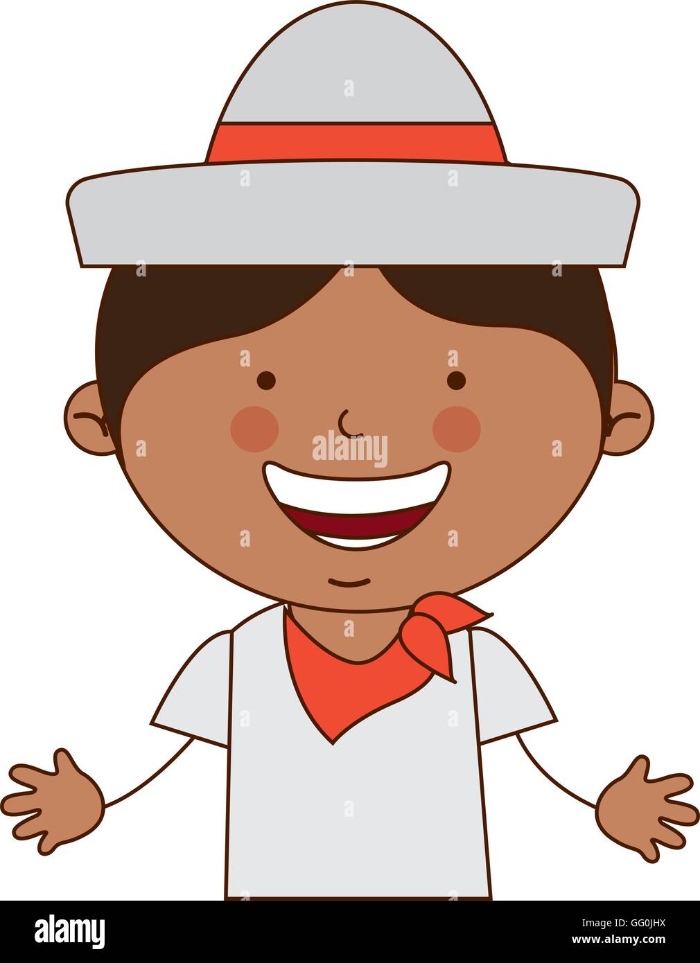 farmer boy character icon Stock Vector Image & Art - Alamy