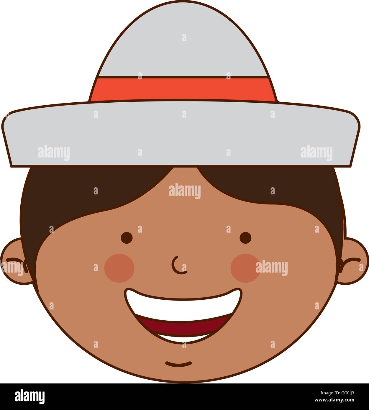 farmer boy character icon Stock Vector Image & Art - Alamy