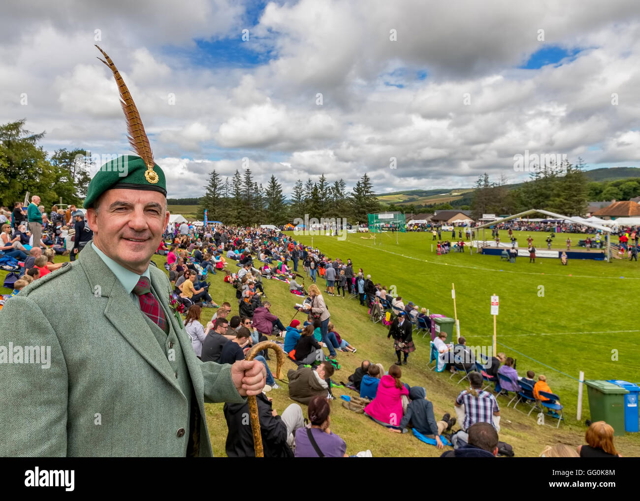 Dufftown,Moray,Scotland,UK. 30th July 2016. This is activity within Dufftown Highland Games, Moray, Scotland. Stock Photo