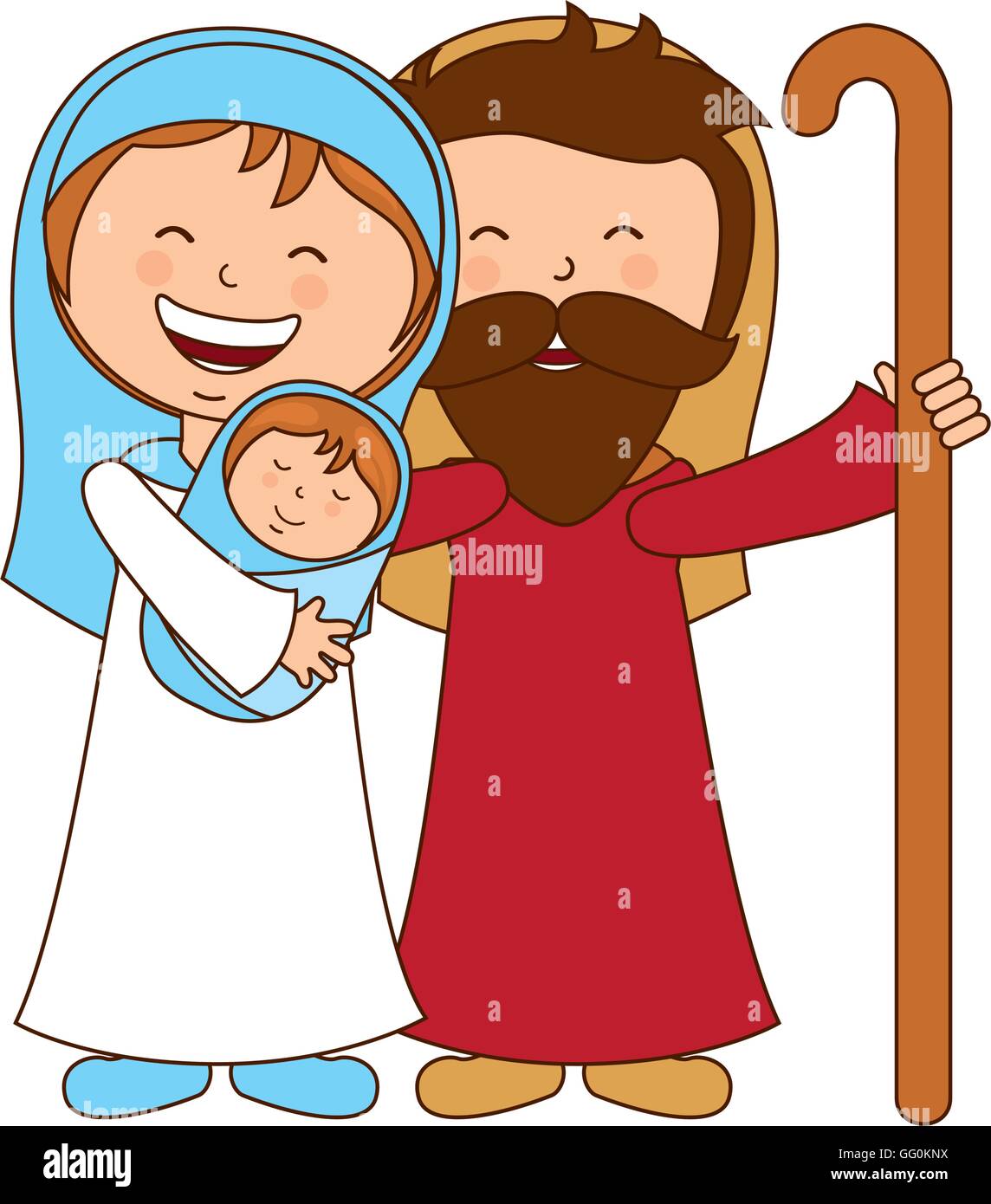 holy family character manger icon Stock Vector Image & Art - Alamy