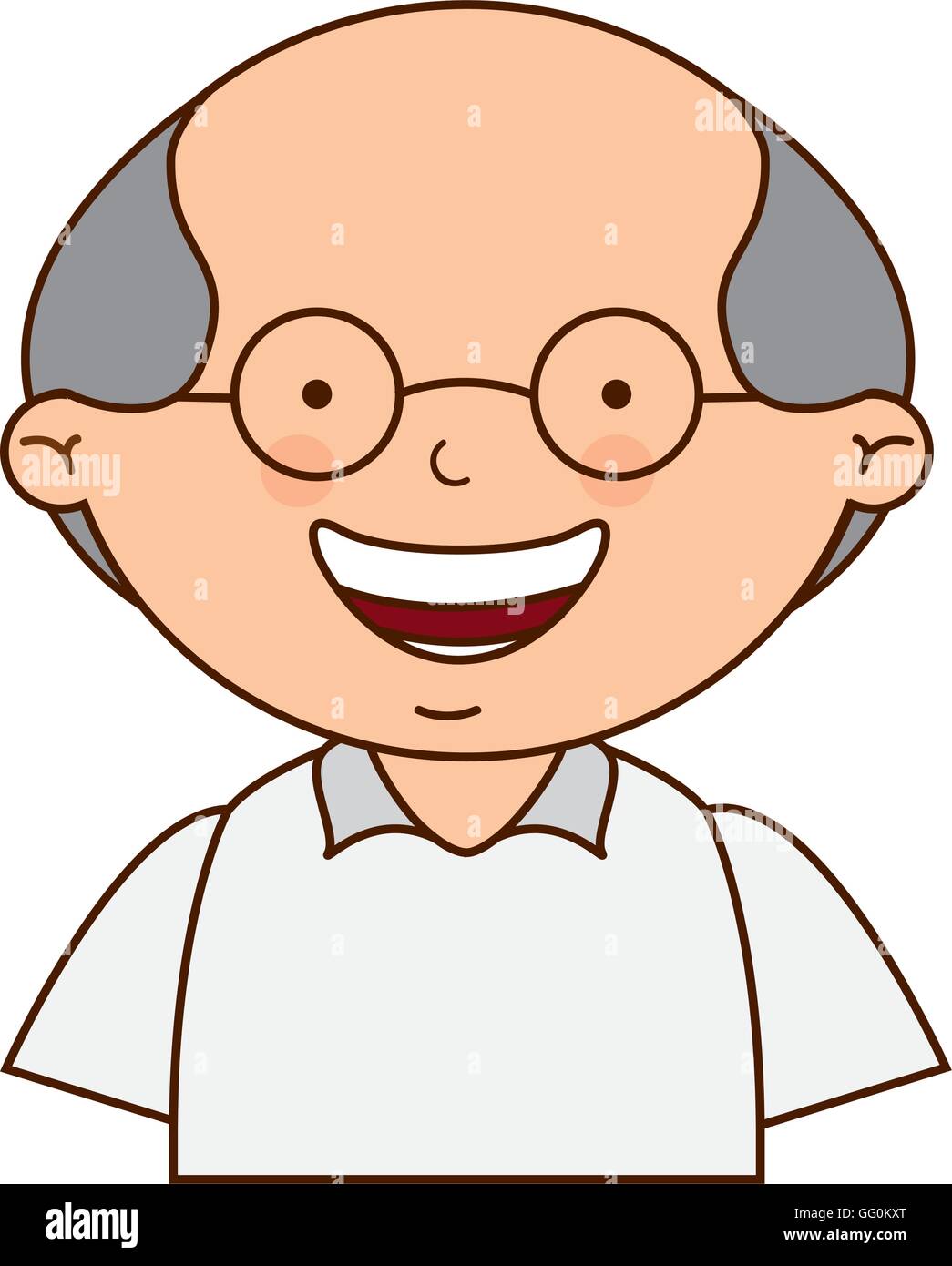 cute grandfather character icon Stock Vector Image & Art - Alamy