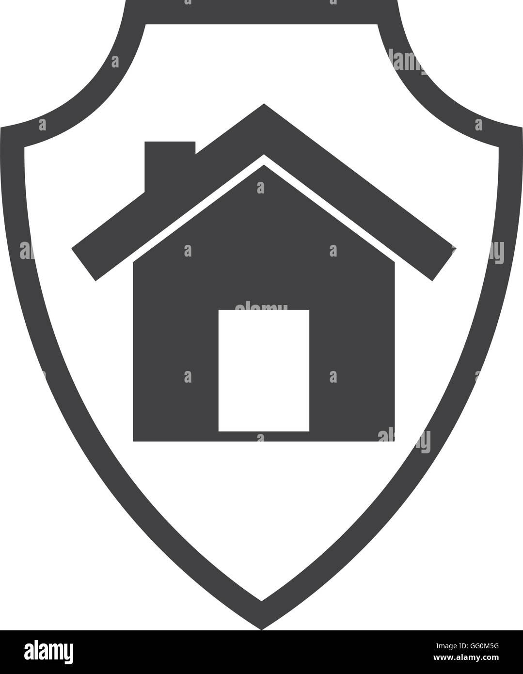 shield isolated insurance icon Stock Vector Image & Art - Alamy