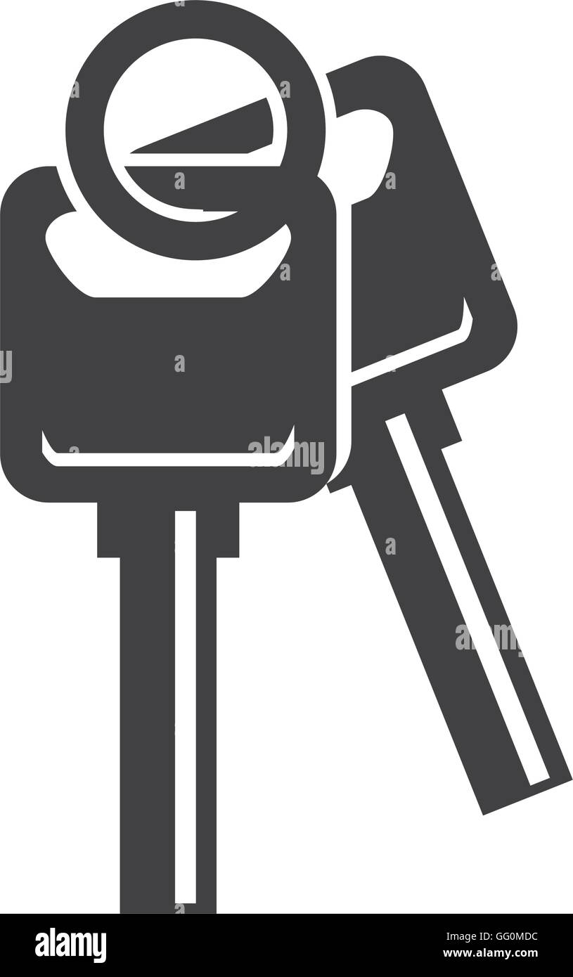 keys secure isolated icon Stock Vector Image & Art - Alamy
