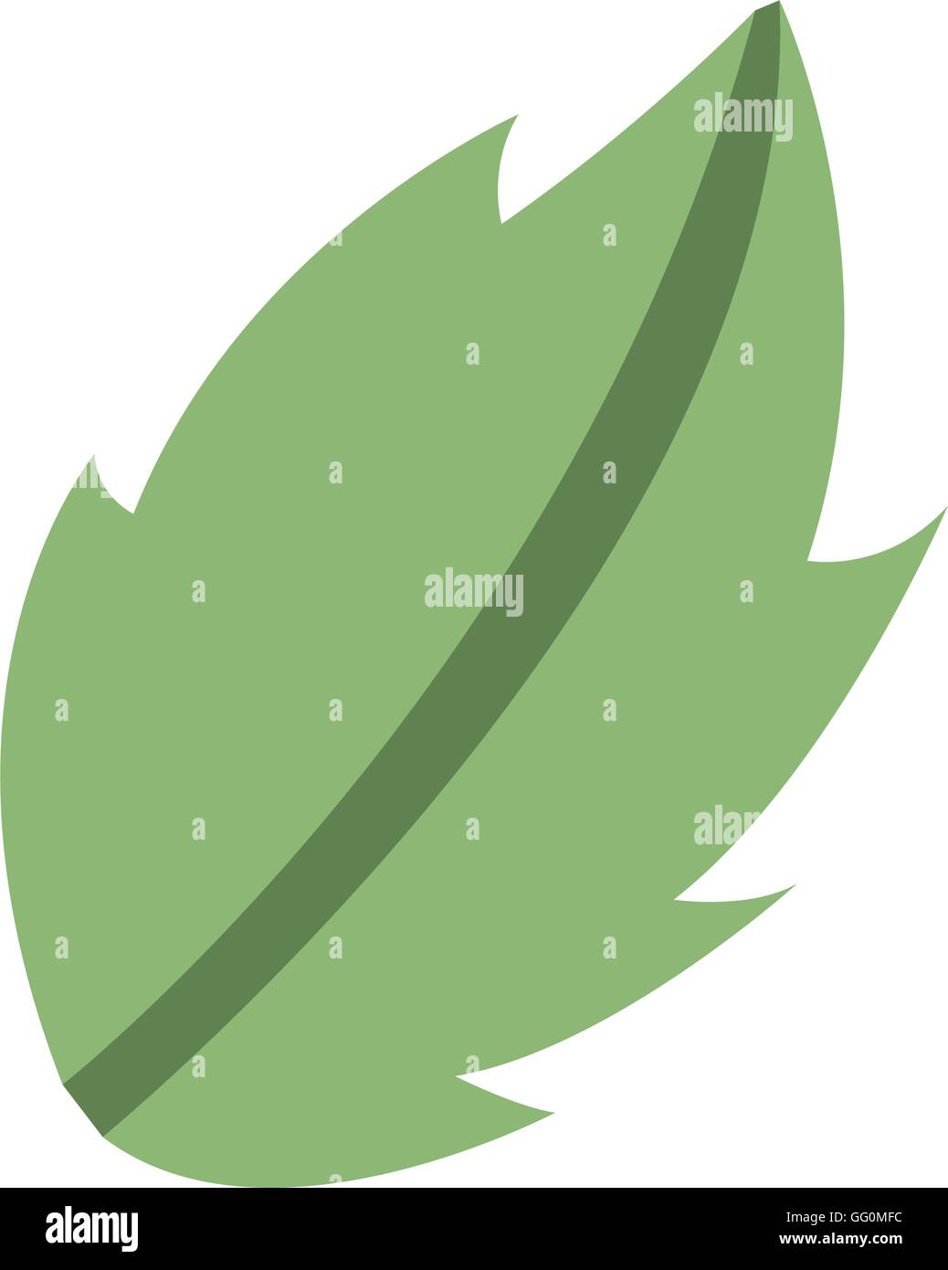 leafs floral nature icon Stock Vector Image & Art - Alamy