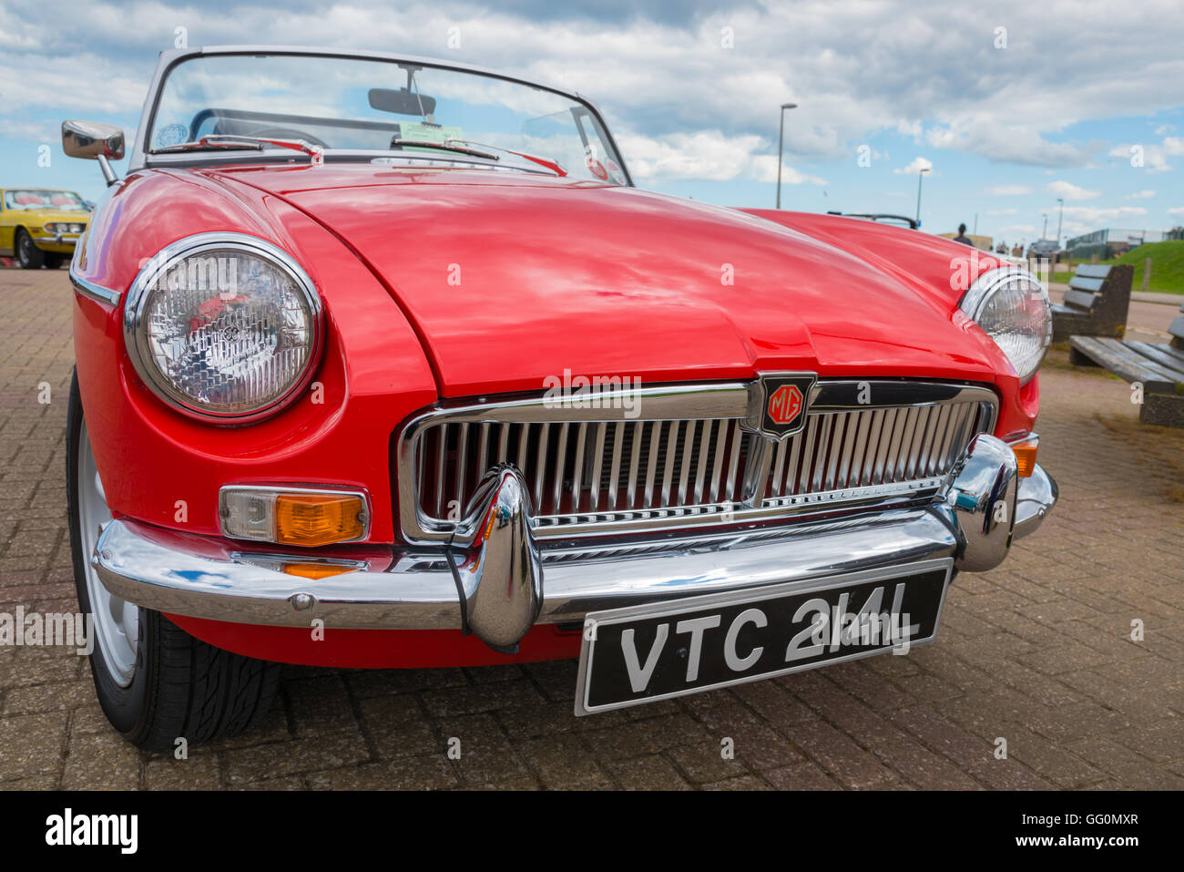 Vintage MG sports car Stock Photo