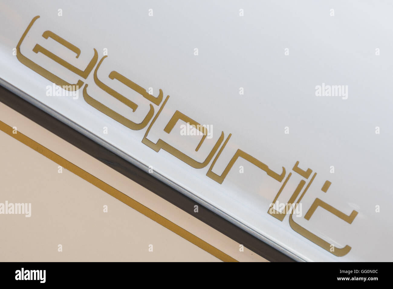 Lotus esprit graphics,lotus esprit badge Stock Photo