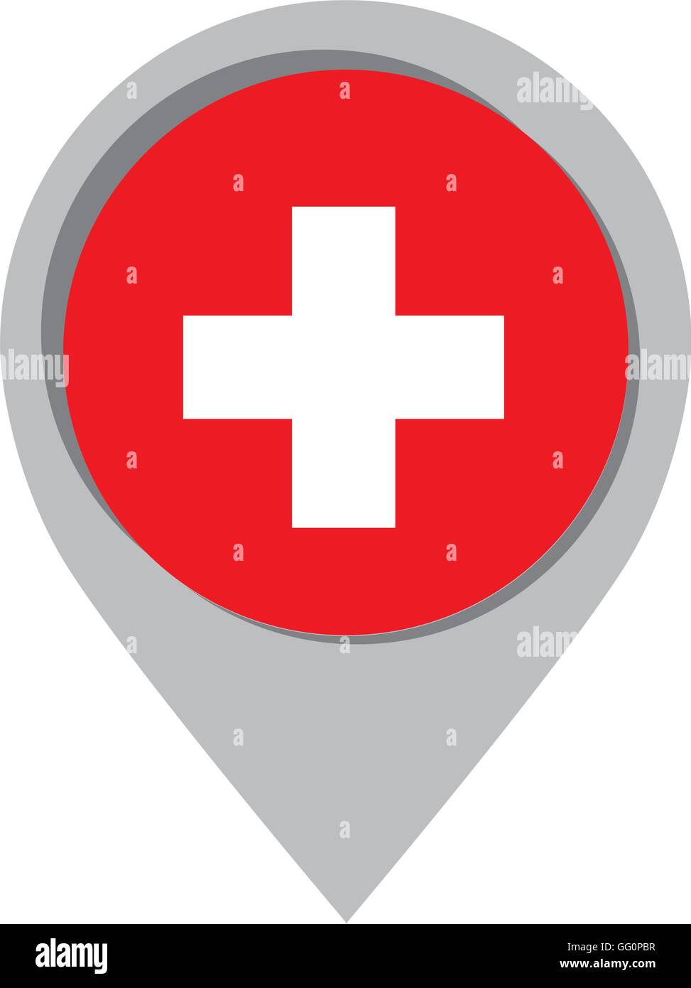 Swiss emblem isolated icon Stock Vector Image & Art - Alamy