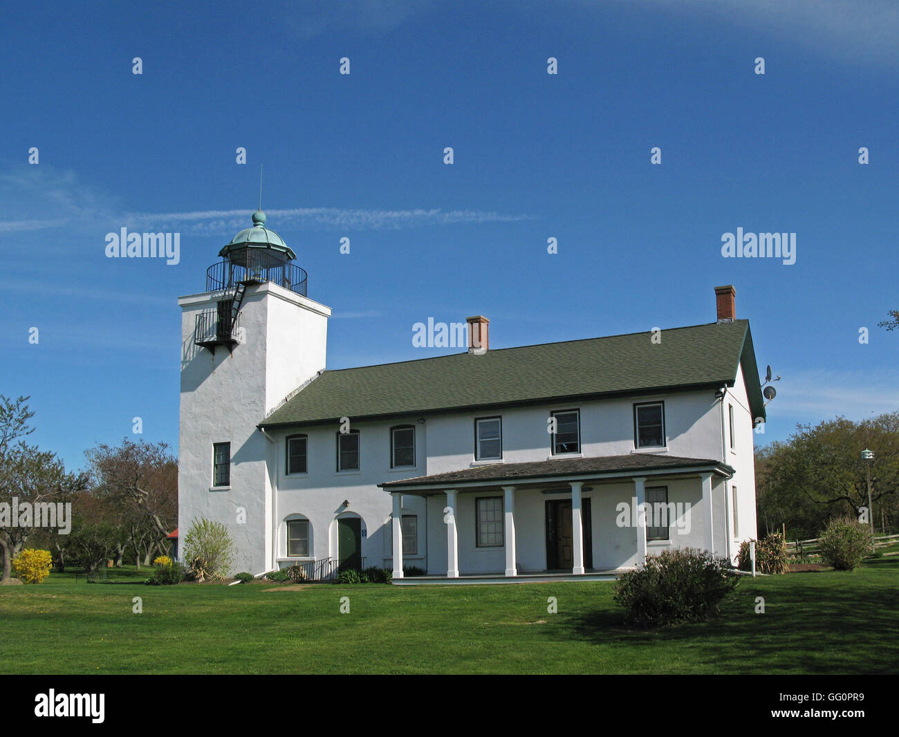 Horton Point light house Southold Long Island Stock Photo Alamy