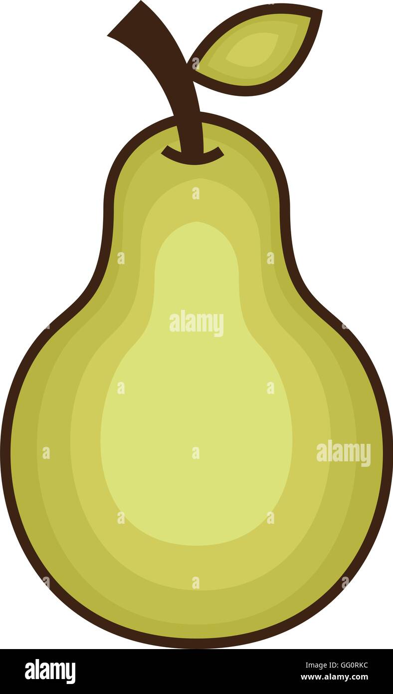 pear fresh fruit icon Stock Vector Image & Art - Alamy