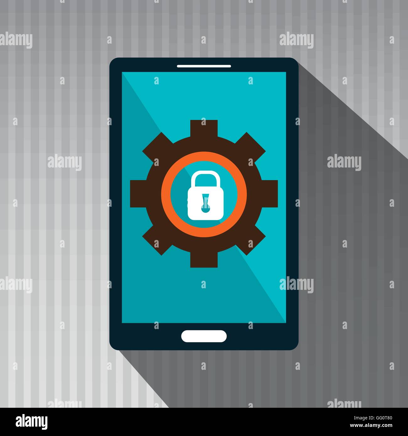 smartphone gear system symbol Stock Vector Image & Art Alamy