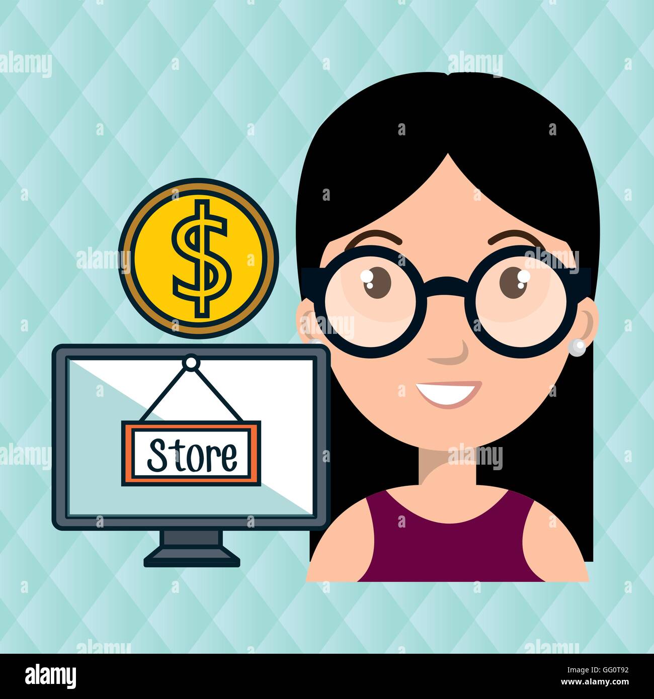 screen gears system symbol Stock Vector Image & Art - Alamy