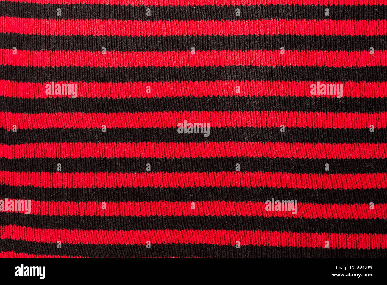 Seamless red and black stripe fabric Stock Photo Alamy