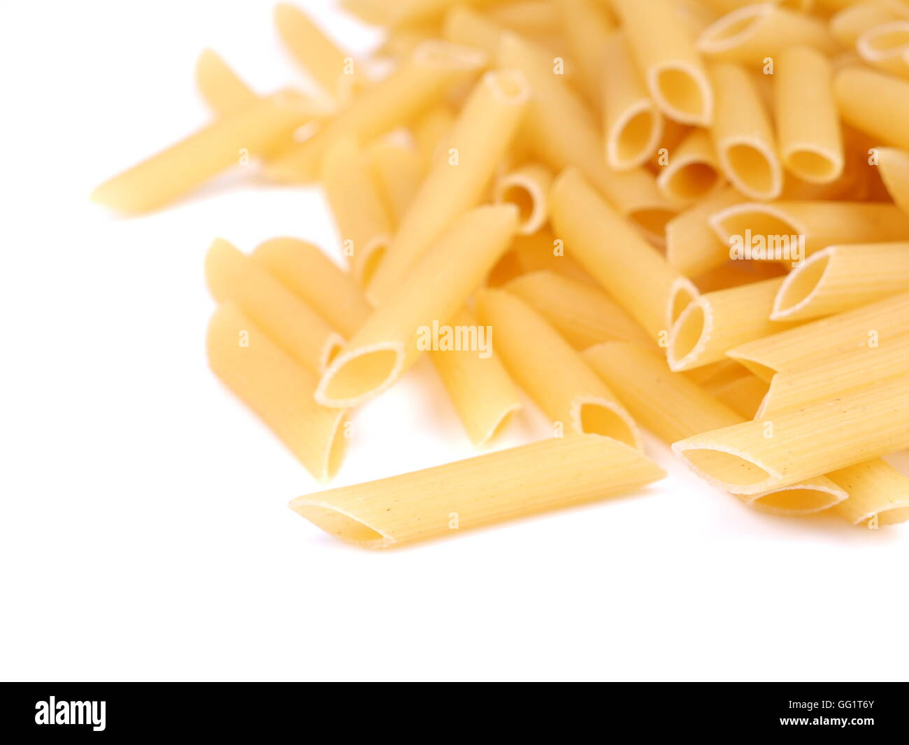 pasta on a white background Stock Photo - Alamy