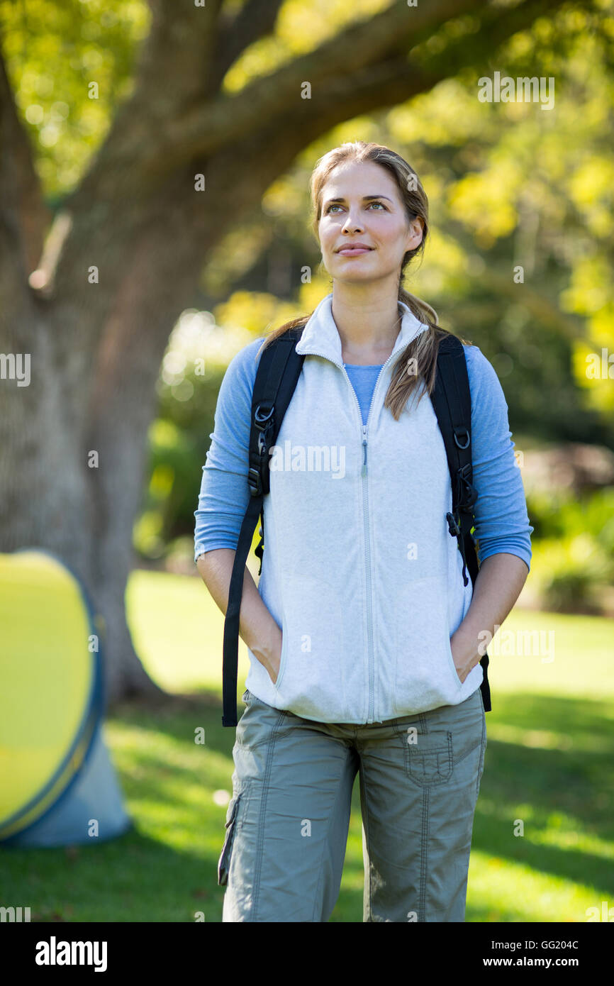 Female hiker hands on hi-res stock photography and images - Alamy