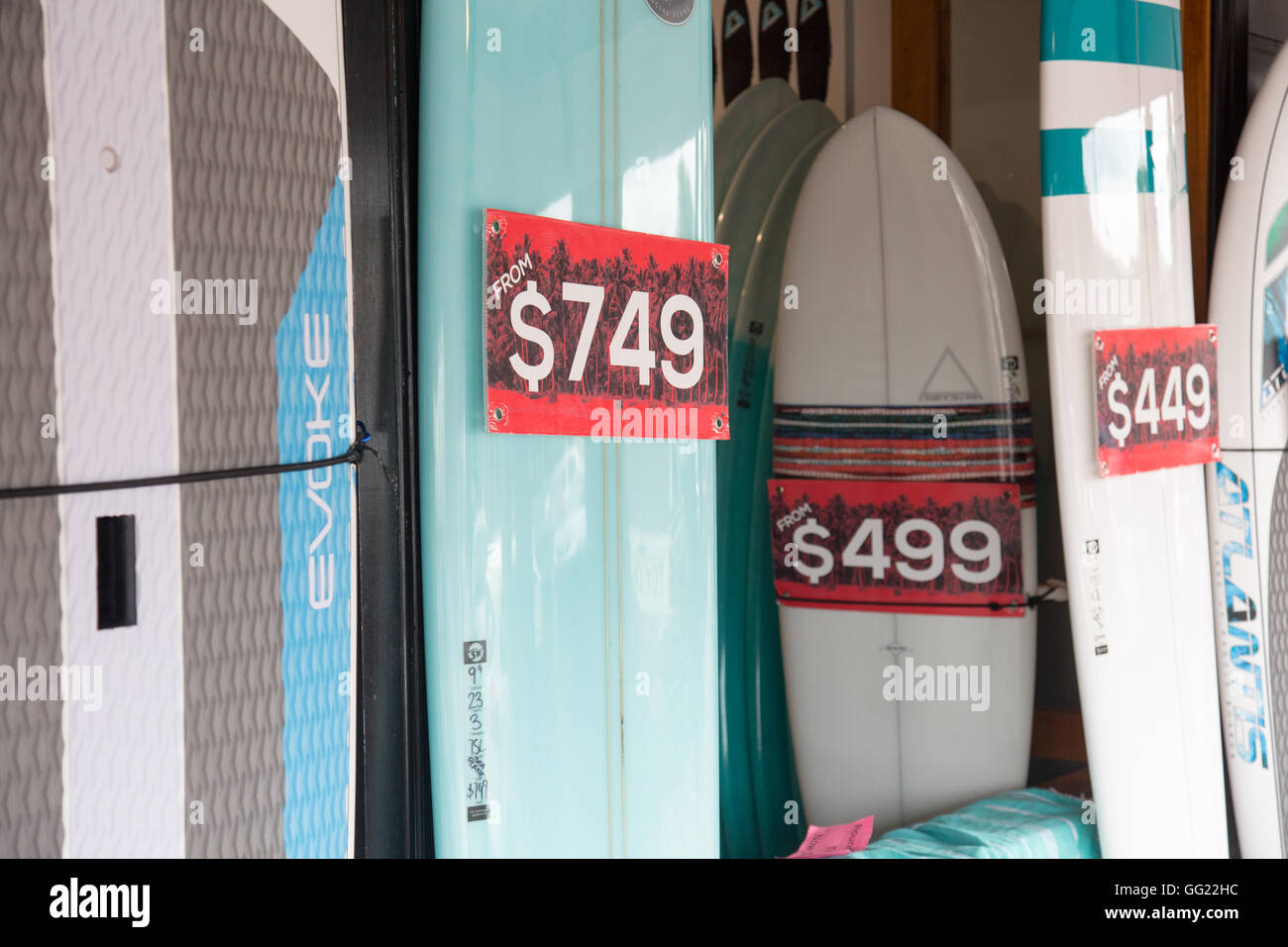 Surfboards for sale hires stock photography and images Alamy