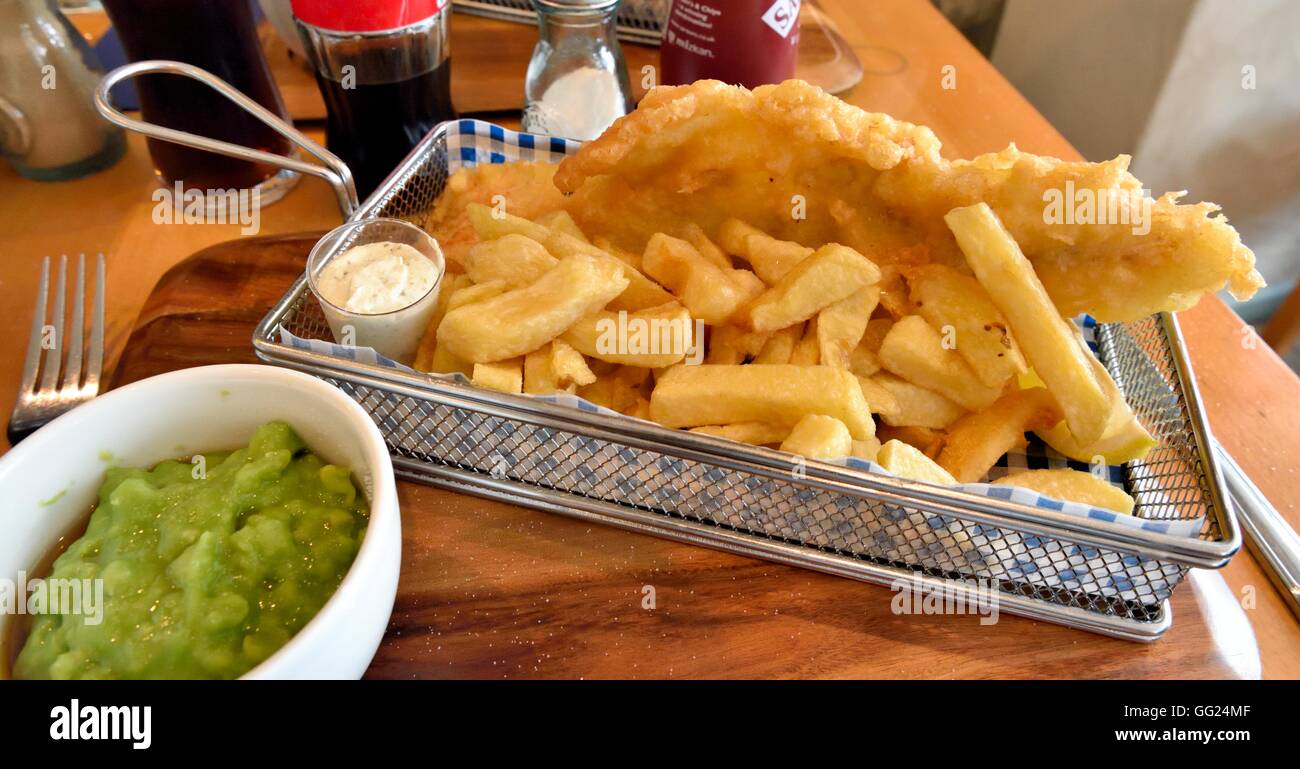 Fish and chips Stock Photo