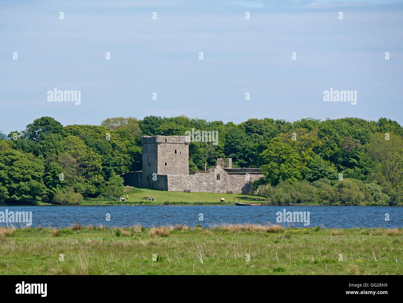 Loch Leven Perthshire, Impotant wildlife reserve and home to several historic island.  SCO 11,104 Stock Photo