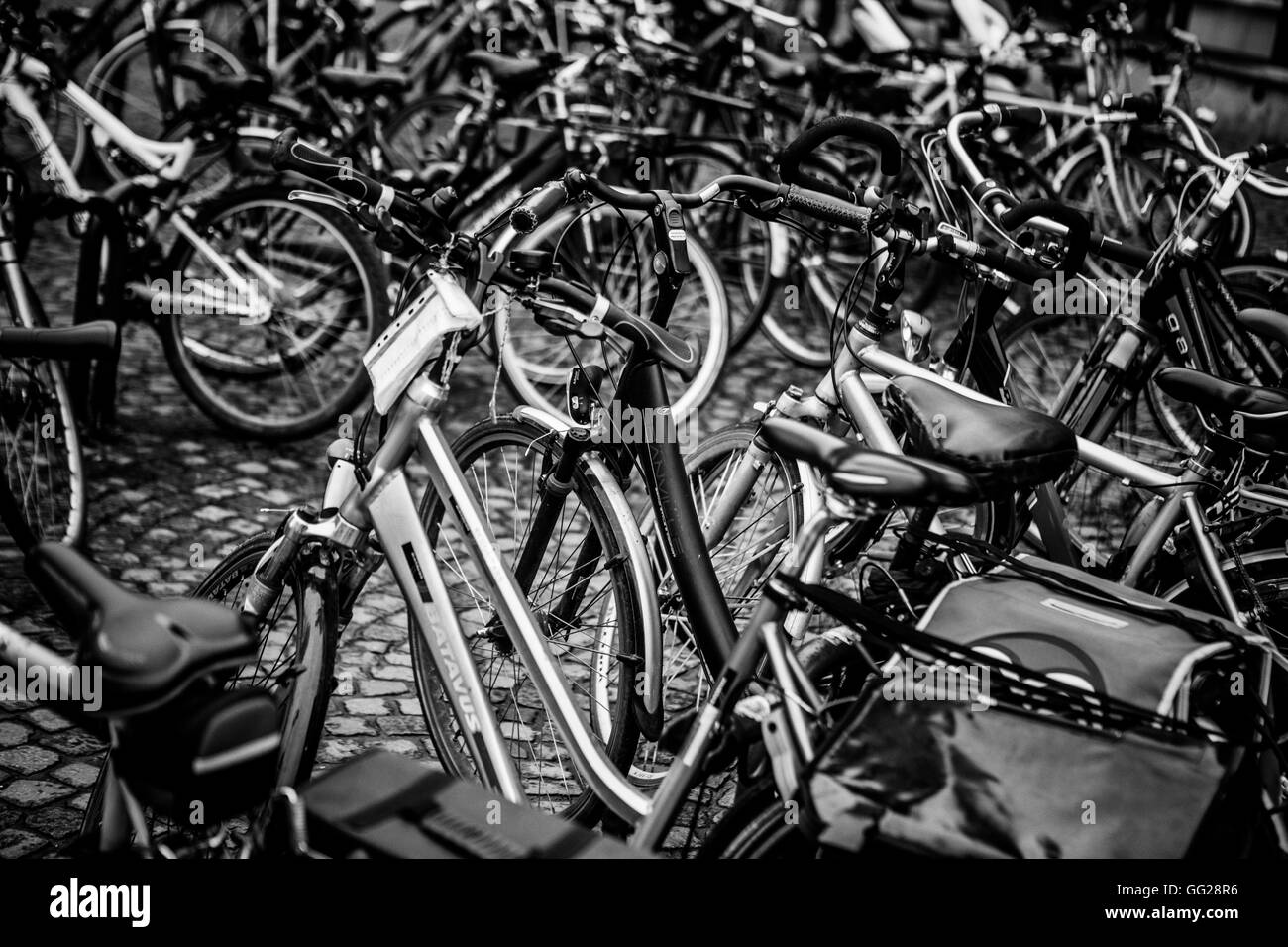 Black and white bicycles Black and White Stock Photos & Images - Alamy