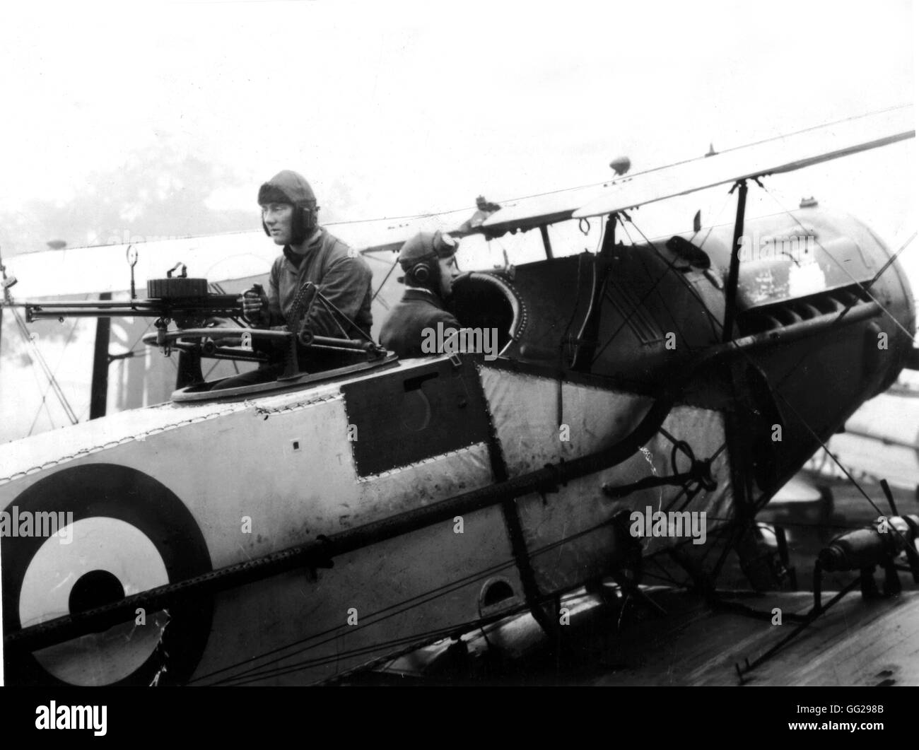 Fighter plane 1917 England - World War I Stock Photo
