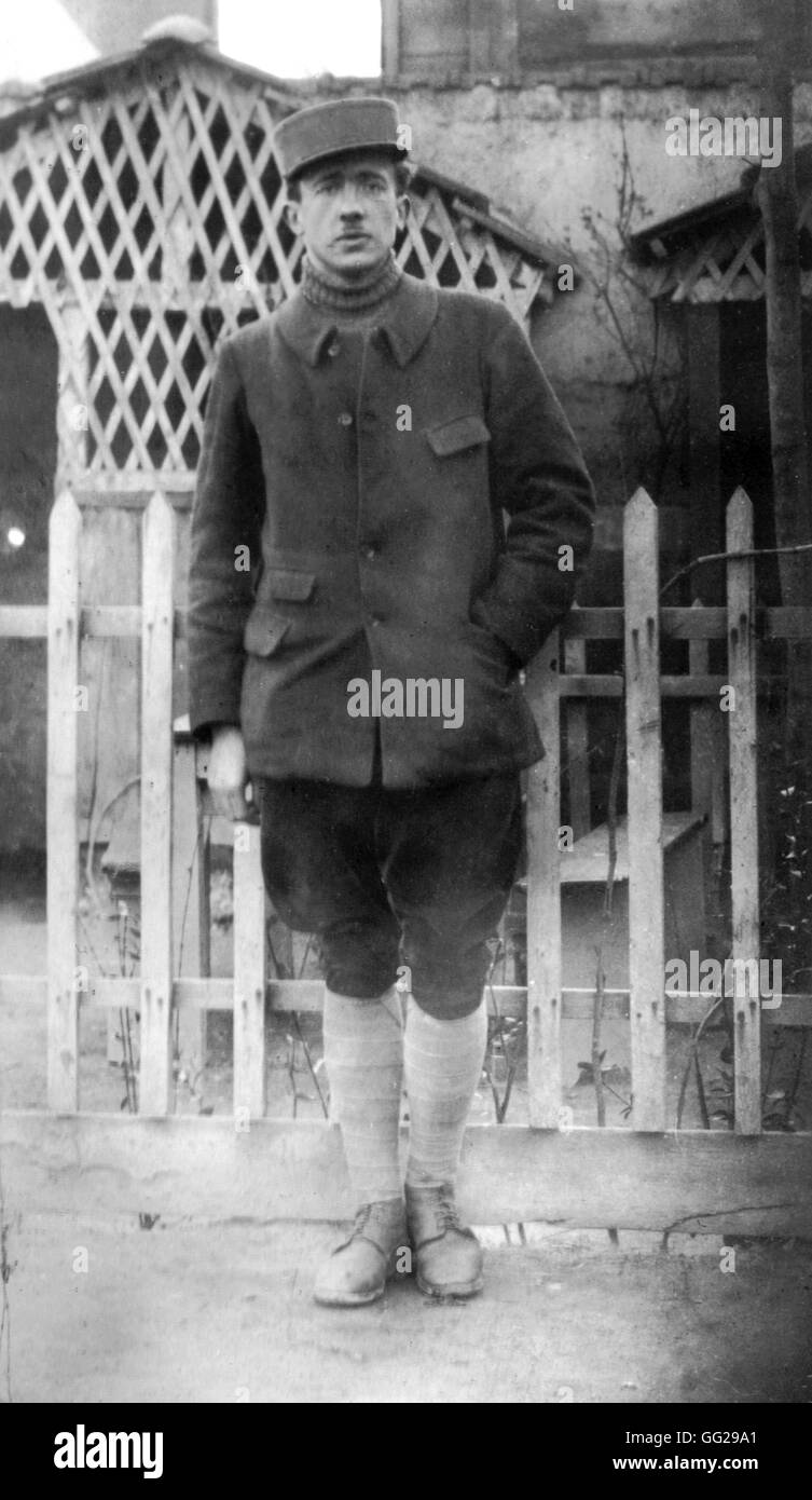 Paul Eluard 1916 France Valette-Eluard Collection Stock Photo