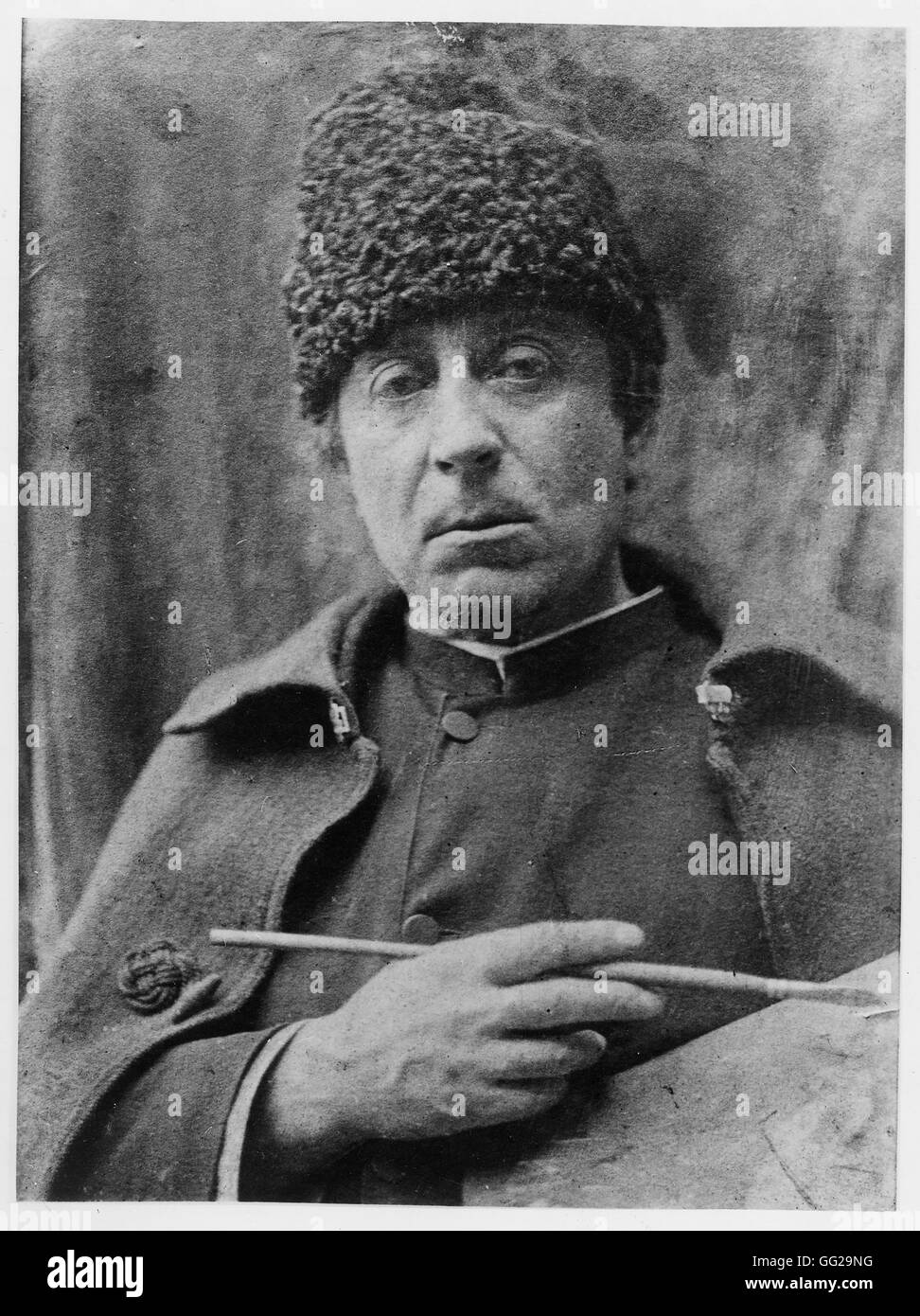 Gauguin (1848-1903), in 1893, when he met Maufra at the Bateau-Lavoir Stock Photo
