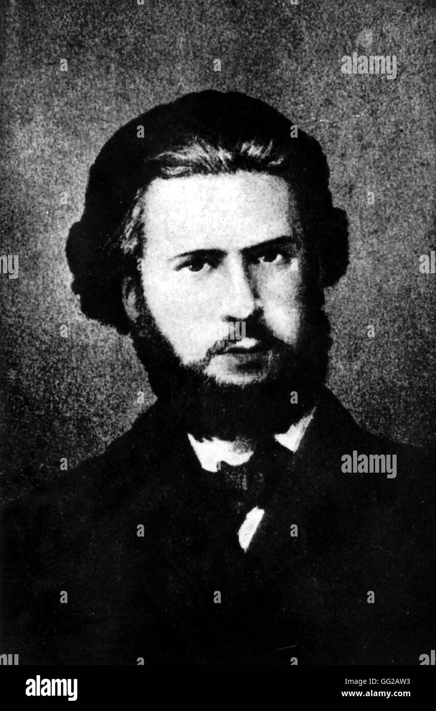 Eugene Varlin (1839-1871) French revolutionary and secretary of the 1st International section in 1864. Member of the Commune, he was shot dead on May 28, 1871 19th century France Amsterdam, International institute for social history Stock Photo