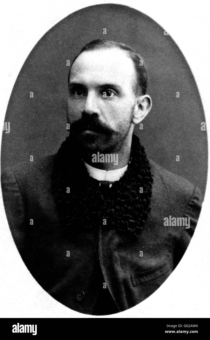Auguste Vaillant (1861-1894) French anarchist who bombed the National Assembly on December 9, 1893 He was executed in Paris on February 5, 1894, and before dying he said : 'Down with the wealthy society and long live anarchy'  1894 France Amsterdam, Inter Stock Photo