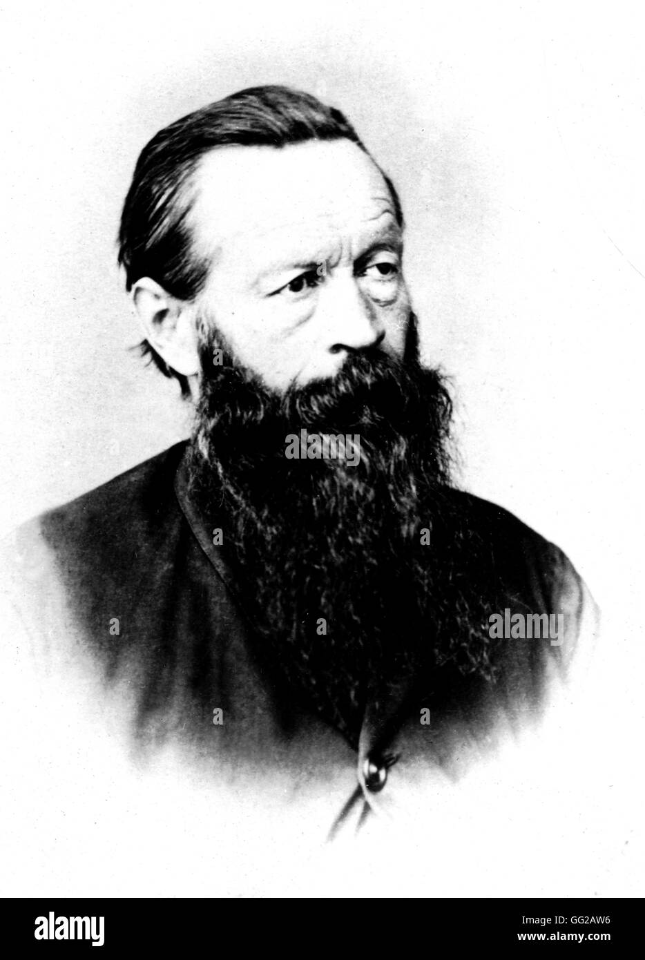 John Ph. Becker in Suisse 19th century Amsterdam, International institute of social history Stock Photo