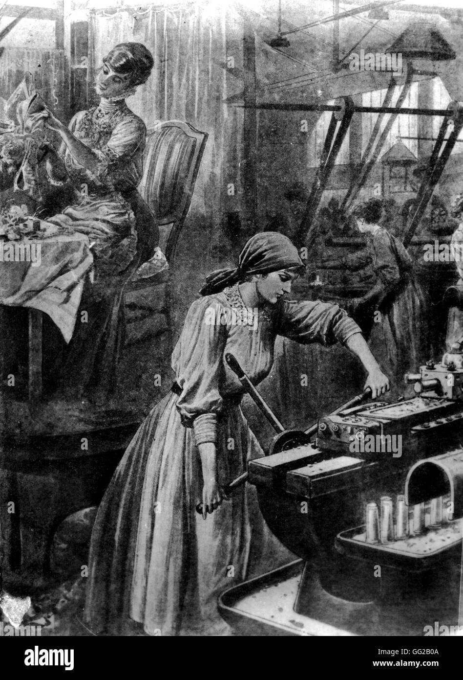 Women at work during war hi-res stock photography and images - Alamy