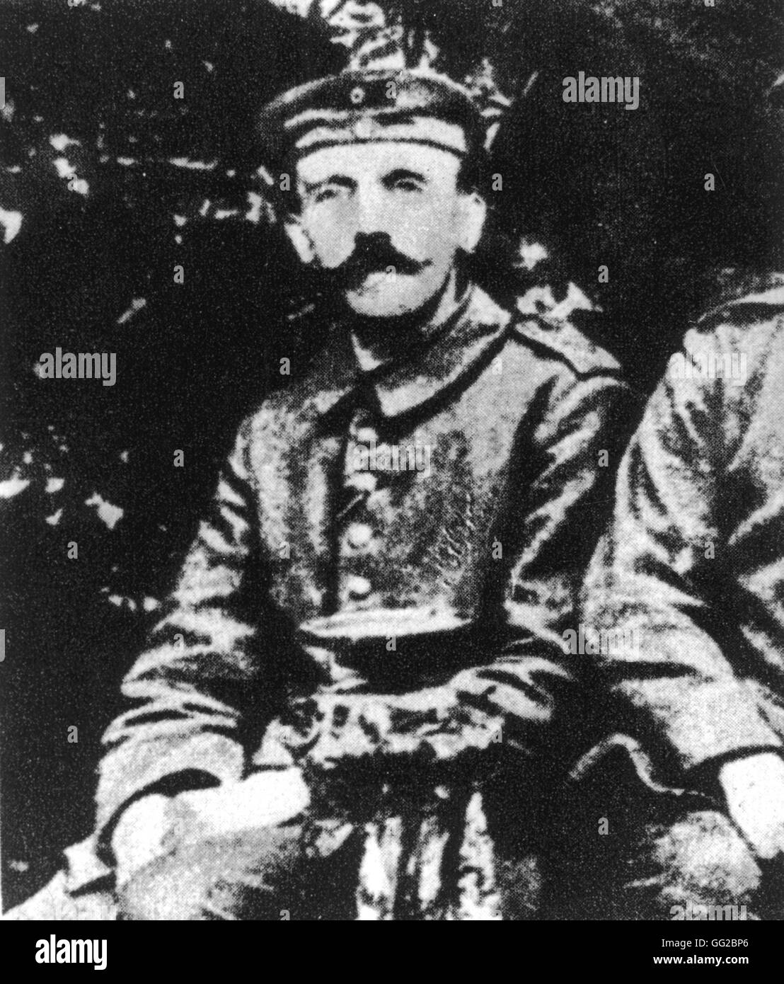 Hitler volunteering on the German front Germany - World War I Stock Photo