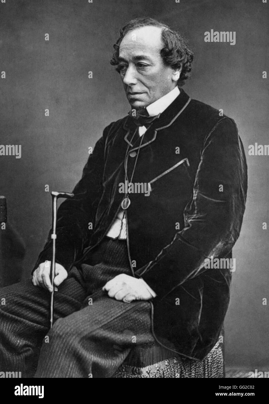 Benjamin Disraeli (1776-1848) 19th Great-Britain Stock Photo