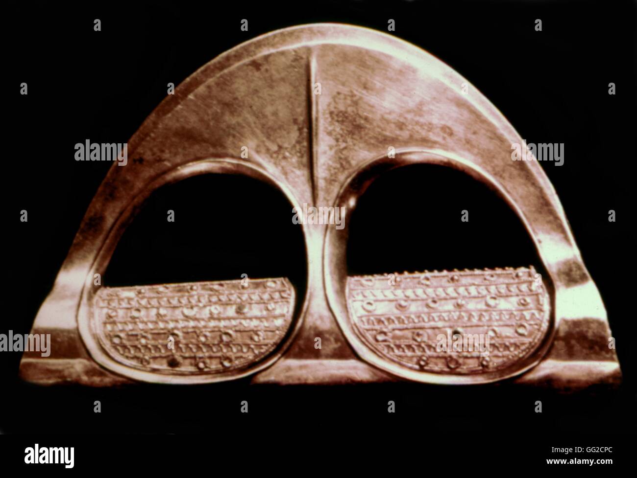 Phoenician ceremonial axe from Byblos 8th century B.C. Phoenician art Beyrouth national museum Stock Photo