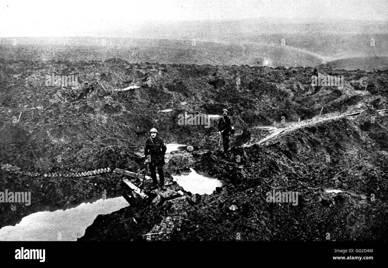 The Douaumont Fortress 1917 France - World War I Stock Photo