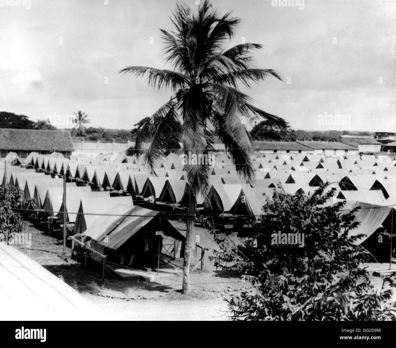 American military camp 1928 Nicaragua Washington, D.C. National archives Stock Photo