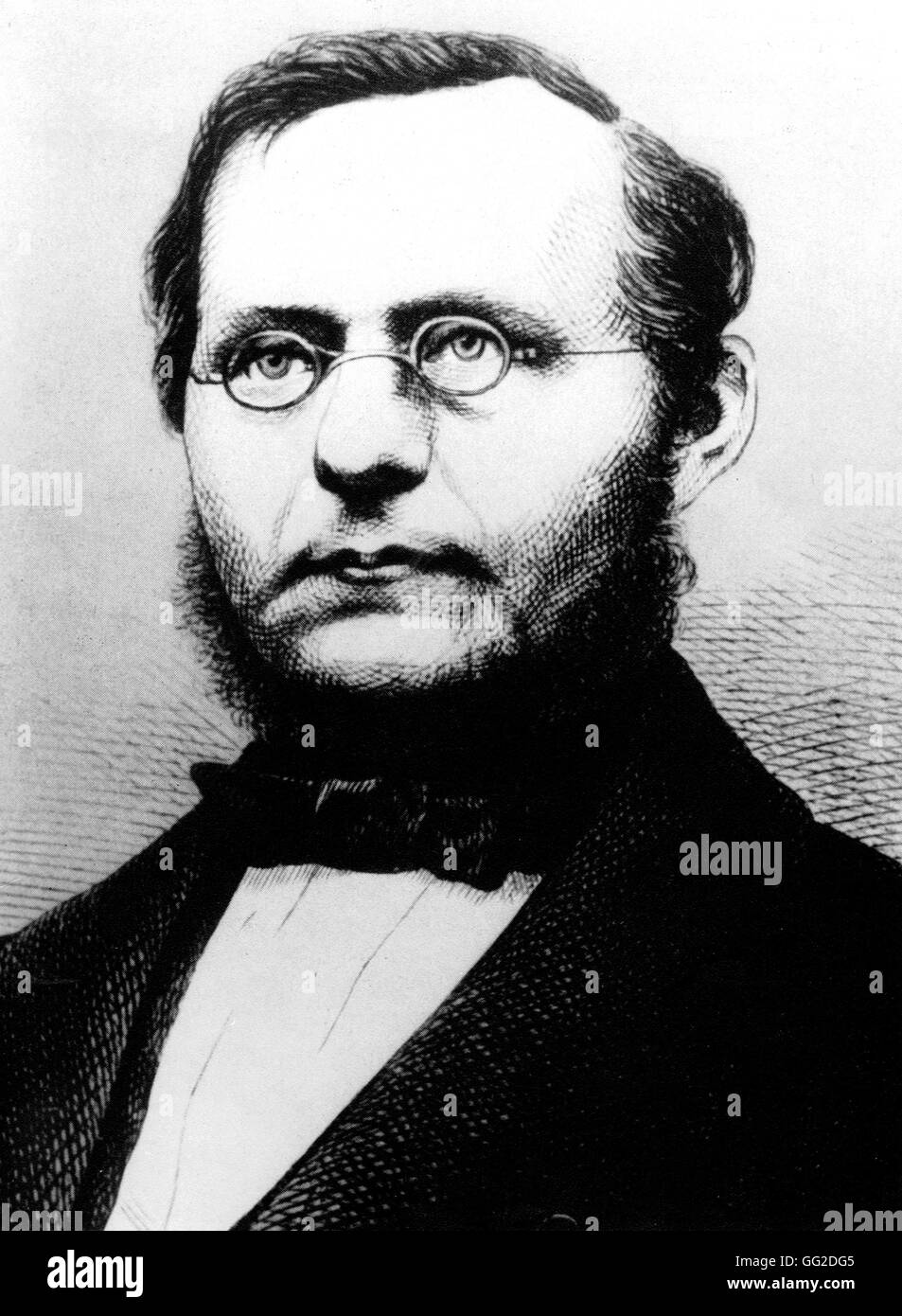 Wilhelm Wolff (1809-1864), friend of Marx and Engels, journalist for the 'Neue Rheinische Zeitung' 19th century Germany Karl Marx Hauss Stock Photo